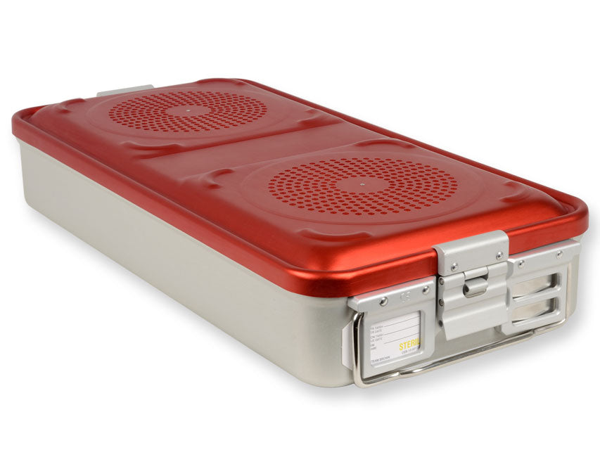 CONTAINER CON FILTRO grande h100 mm - rosso
