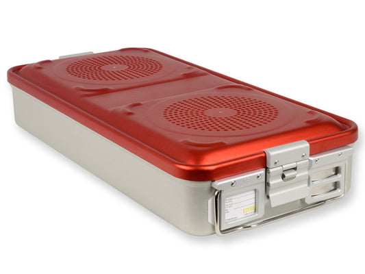 CONTAINER CON FILTRO grande h100 mm - rosso