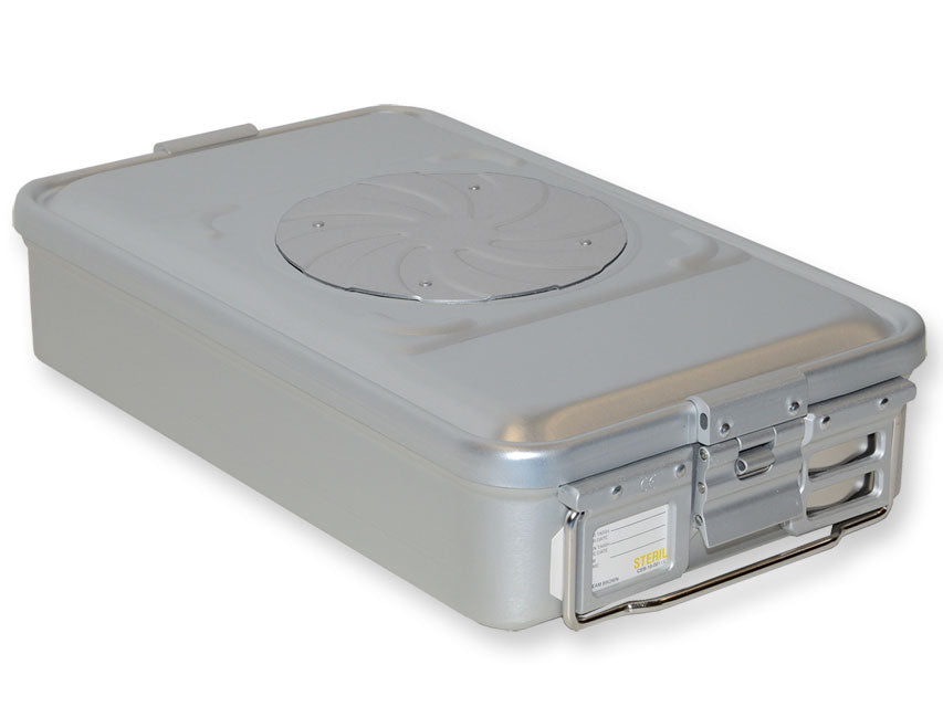 CONTAINER CON VALVOLA medio h 100 mm - grigio