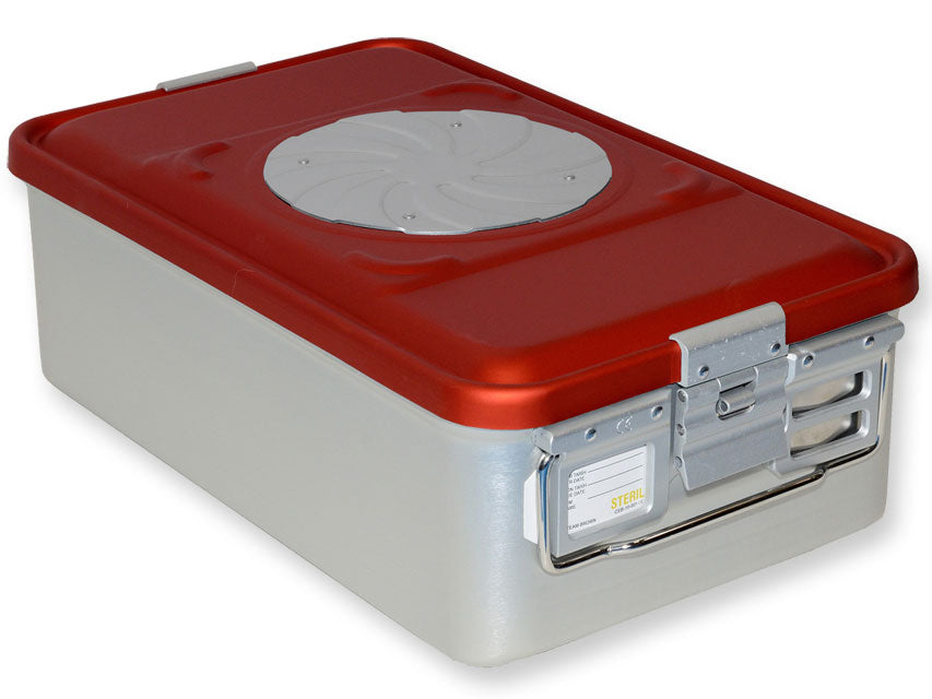 CONTAINER CON VALVOLA medio h 150 mm - rosso