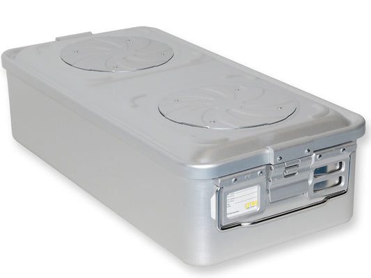 CONTAINER CON VALVOLA grande h 150 mm - grigio