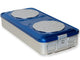 CONTAINER CON VALVOLA grande h 100 mm - blu forato