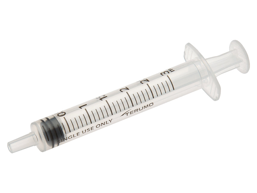 SIRINGHE SENZA AGO TERUMO 3 ml - Luer Slip concentrico - MDSS03SE - sterili