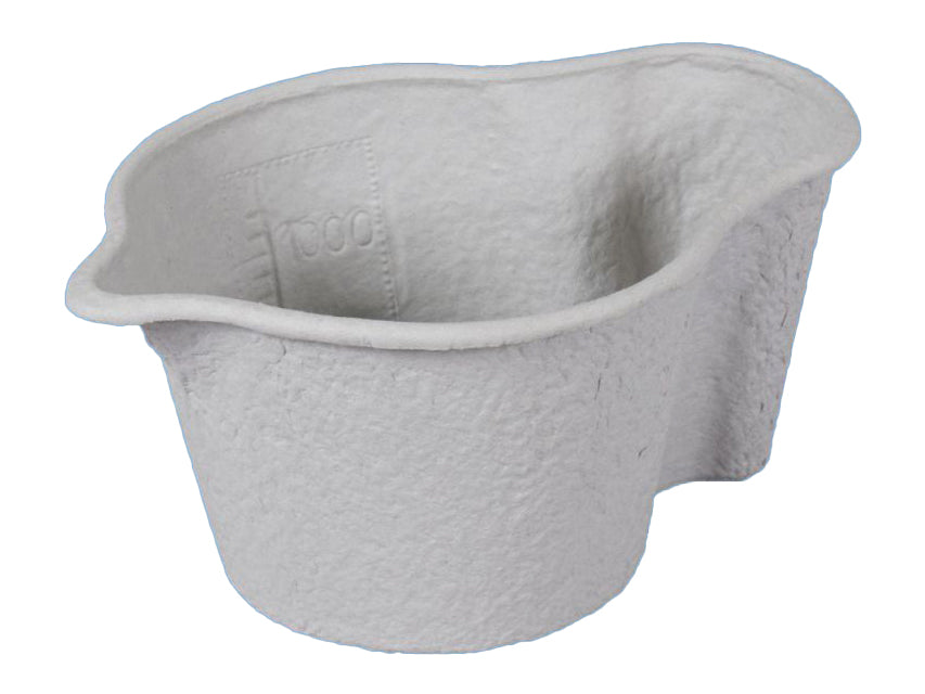 CARAFFA DI CARTA DI CELLULOSA RICICLATA 1,5 l - monouso
