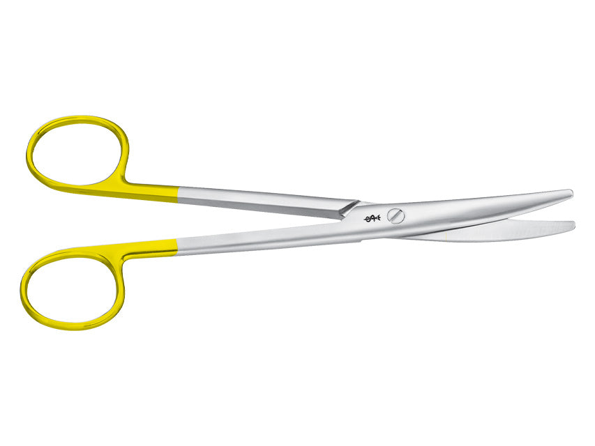 FORBICI MAYO SOTTILI DUROTIP AESCULAP IN CT - curve - punte smusse - 17 cm - BC243R