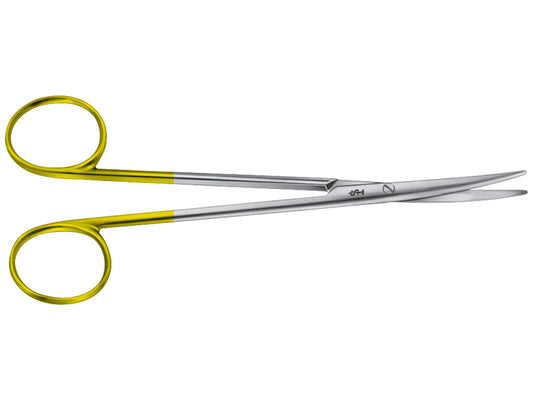 FORBICI BABY METZENBAUM DUROTIP AESCULAP IN CT - curve - punte smusse - 14,5 cm - BC259R