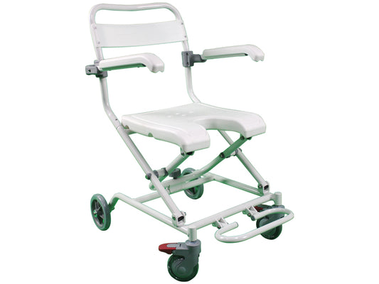 SEDIA DA DOCCIA CON RUOTE