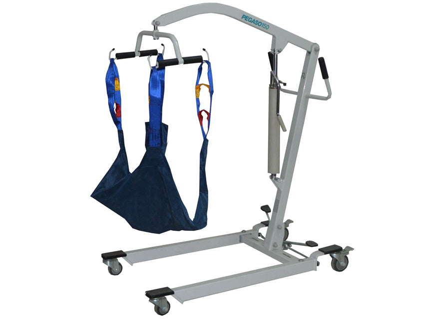 SOLLEVATORE IDRAULICO PAZIENTE - portata 150 kg