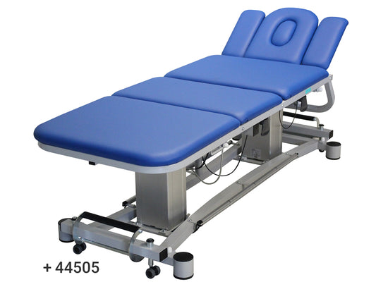 LETTO DA TRATTAMENTO A 4 SEZIONI AD ALTEZZA VARIABILE - blu