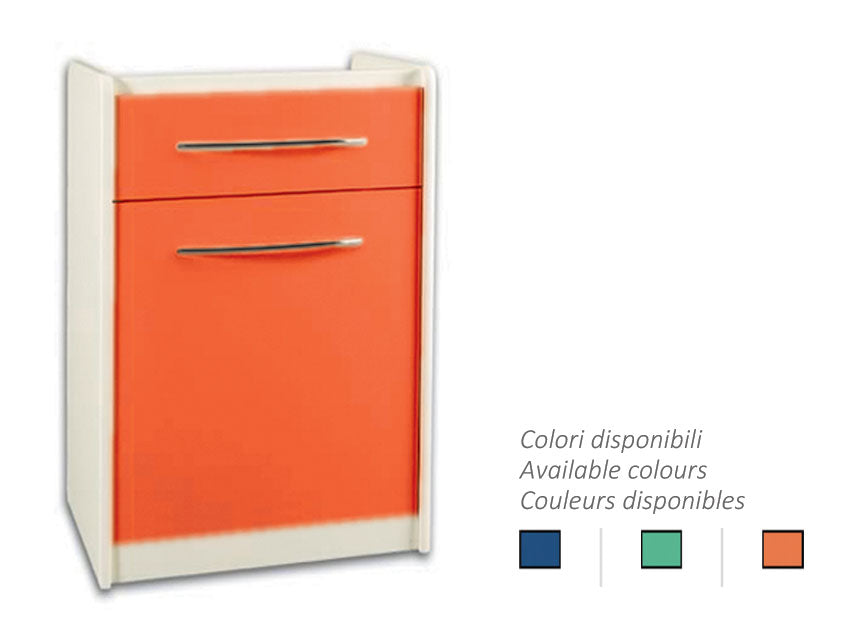 CASSETTIERA MOBILE GE4LP sotto lavello 49 cm - colore a scelta