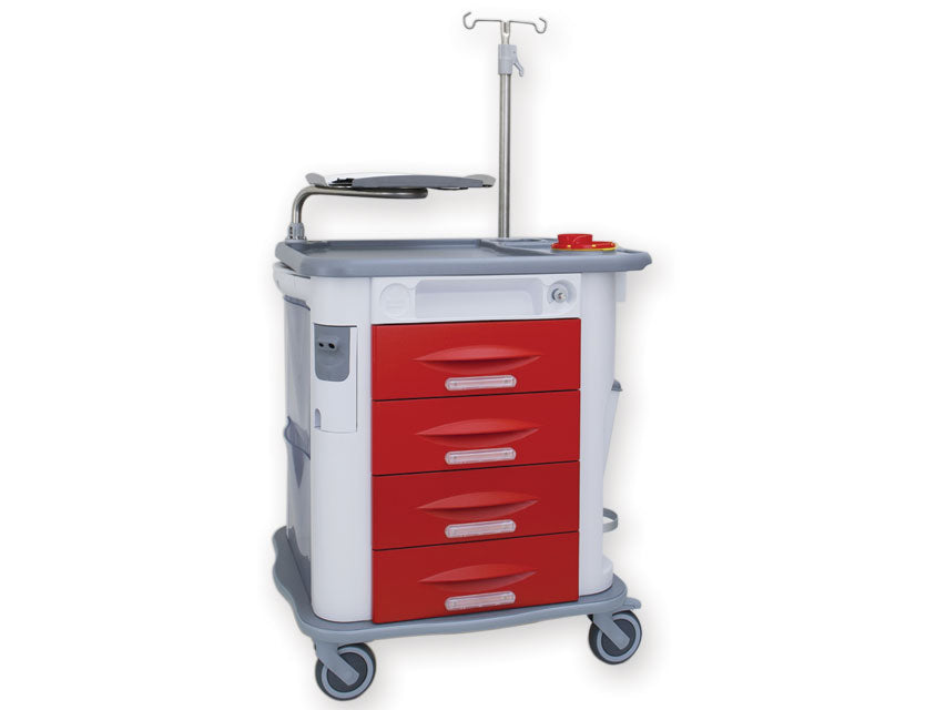 CARRELLO AURION EMERGENZA - rosso