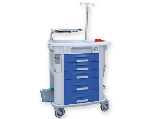 CARRELLO AURION EMERGENZA - blu