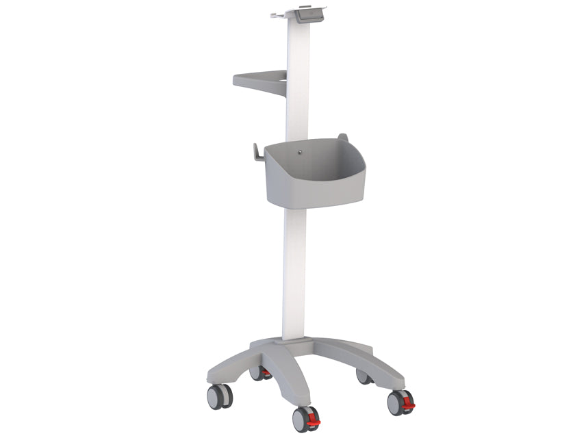 CARRELLO PER MONITOR PAZIENTE - richiede piastra adattatrice