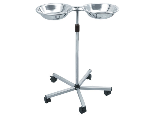 CARRELLO PORTACATINO DOPPIO - acciaio inox