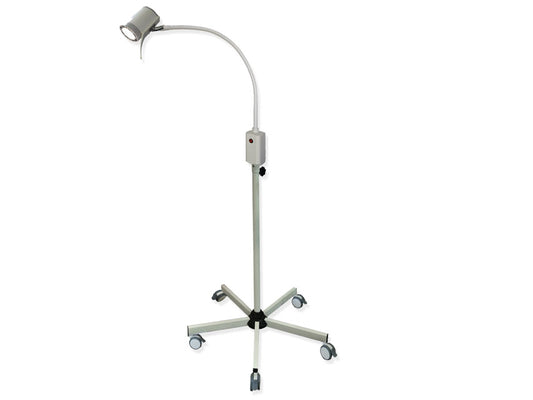 LAMPADA HYRIDIA A 7 LED con braccio flessibile - su carrello