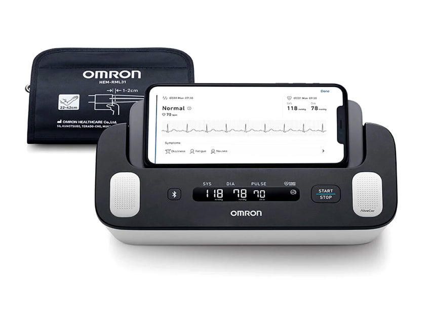 MISURATORE DI PRESSIONE + ECG OMRON COMPLETE HEM-7350T