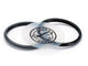 KIT LITTMANN 40013: membrana+2 anelli per Infant-nero