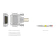 CAVO PAZIENTE ECG 2,2 m - banana - compatibile Biocare, Edan, Nihon, altri