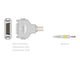 CAVO PAZIENTE ECG 2,2 m - banana - compatibile Fukuda Denshi