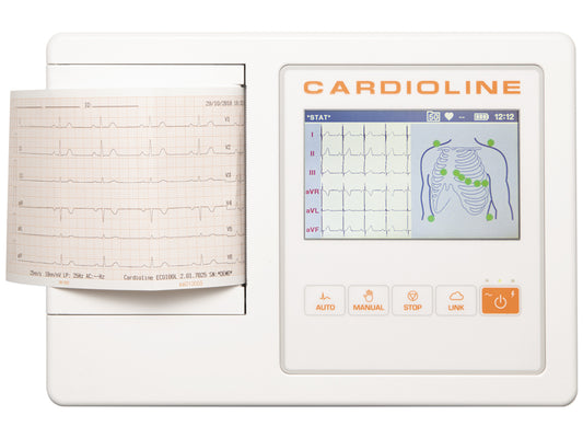 CARDIOLINE ECG100L GLASGOW - schermo a colori touch da 5"