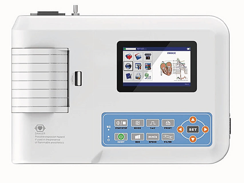 ECG 300G VET - 3 canali con display