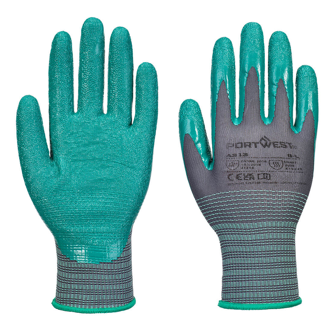 Guanto Grip 15 in nitrile rugoso (Pk12)