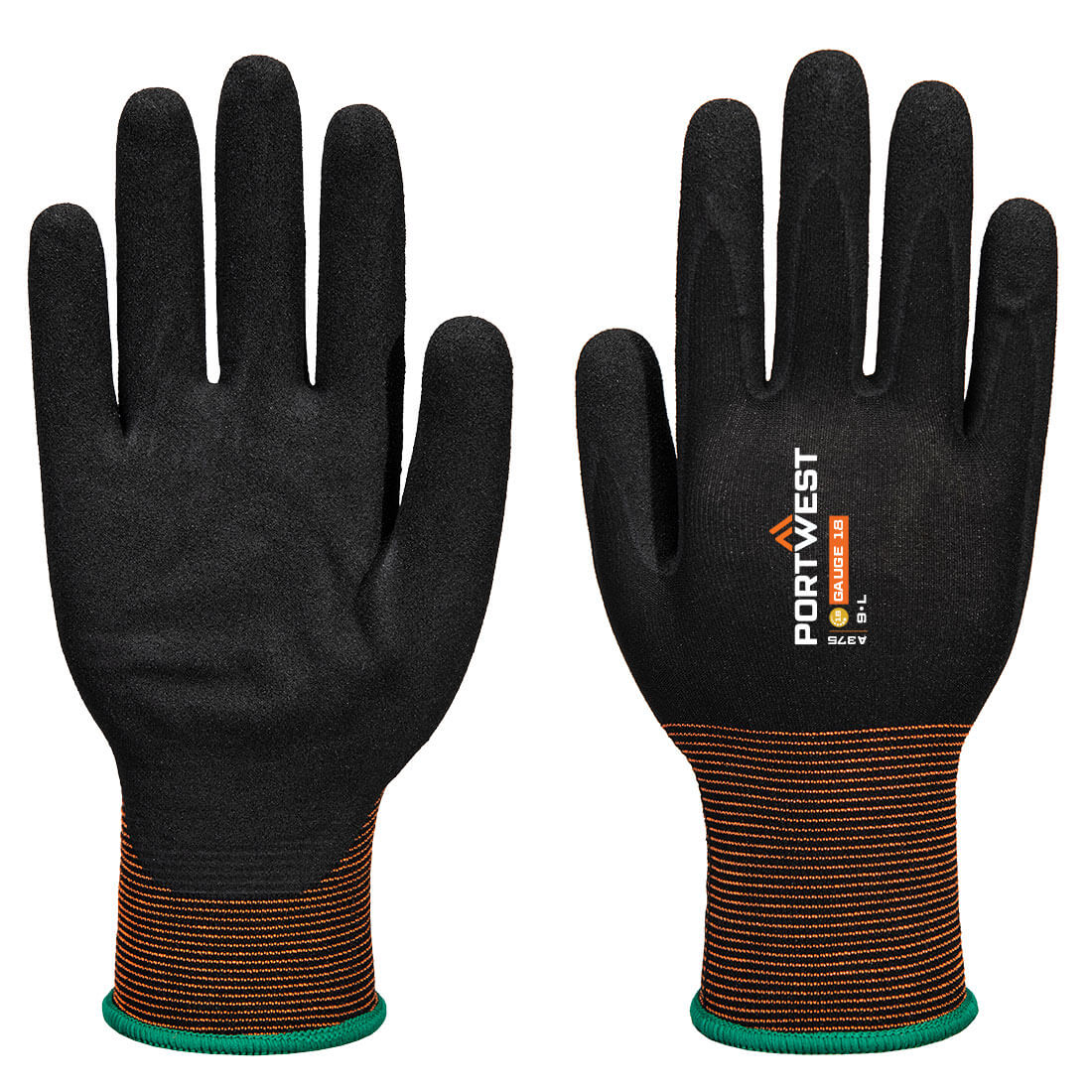 Guanto GP Grip 18 in nitrile liscio/sabbioso