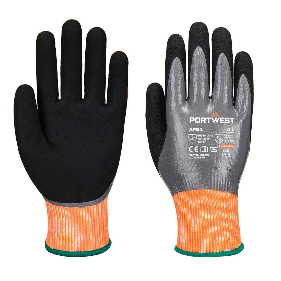AP51G8R - Guante Aqua Nitrilo Cut F15