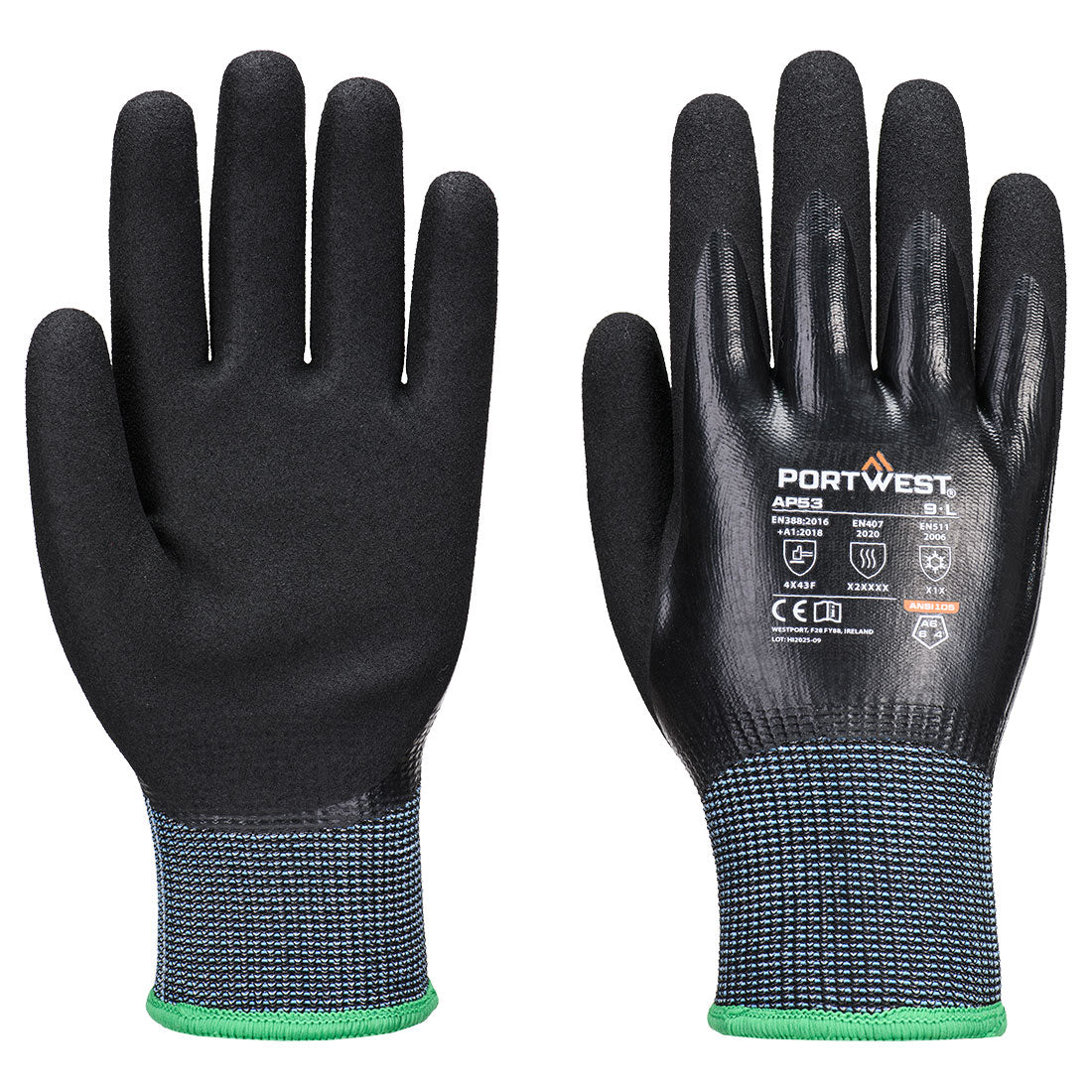 AP53BKR – Cut F15 Nitril-Kältehandschuh