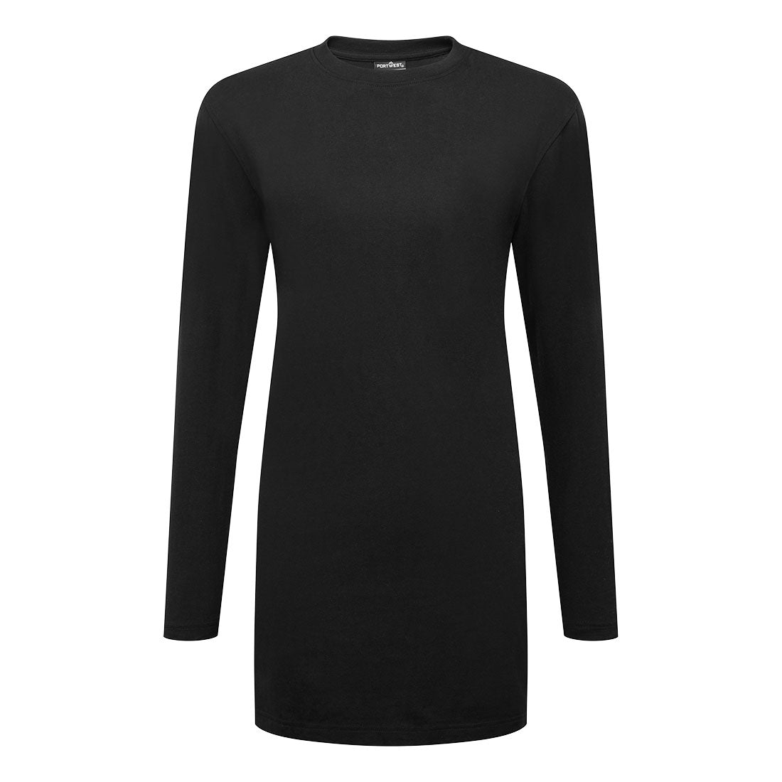 B194BKR - Camiseta de mujer de algodón de corte casual L/S