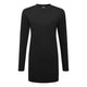B194BKR - Camiseta de mujer de algodón de corte casual L/S