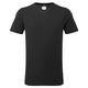 B197BKR - T-shirt en coton avec col en V