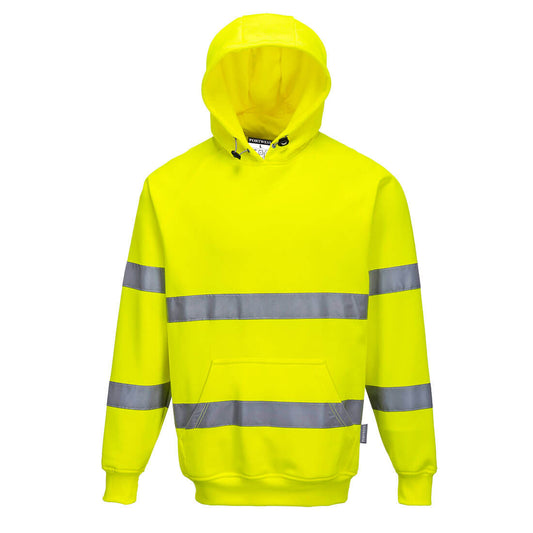 B304YER - Sudadera con capucha de alta visibilidad