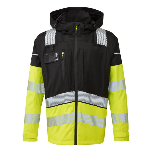BX323YBR - Ultimate Modular Hi-Vis rain jacket in