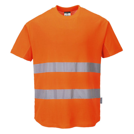C394ORR – Komfort-Hi-Vis-T-Shirt aus Mesh-Baumwolle