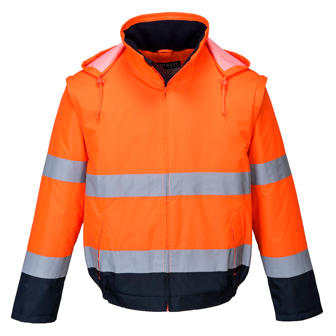 C464ONR - Essential Hi-Vis 2 in 1 Bomber