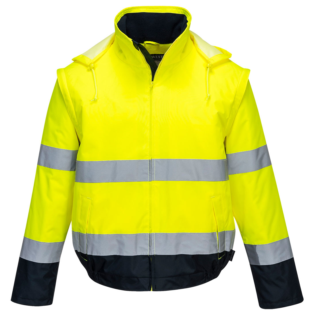 C464YNR - Essential Hi-Vis 2 in 1 Bomber