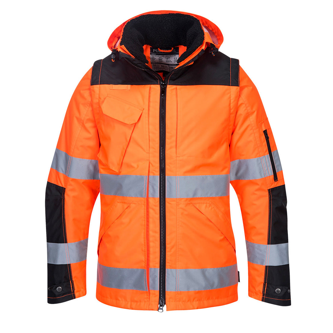 C469OBR - 3 in 1 Pro Hi-Vis Jacket