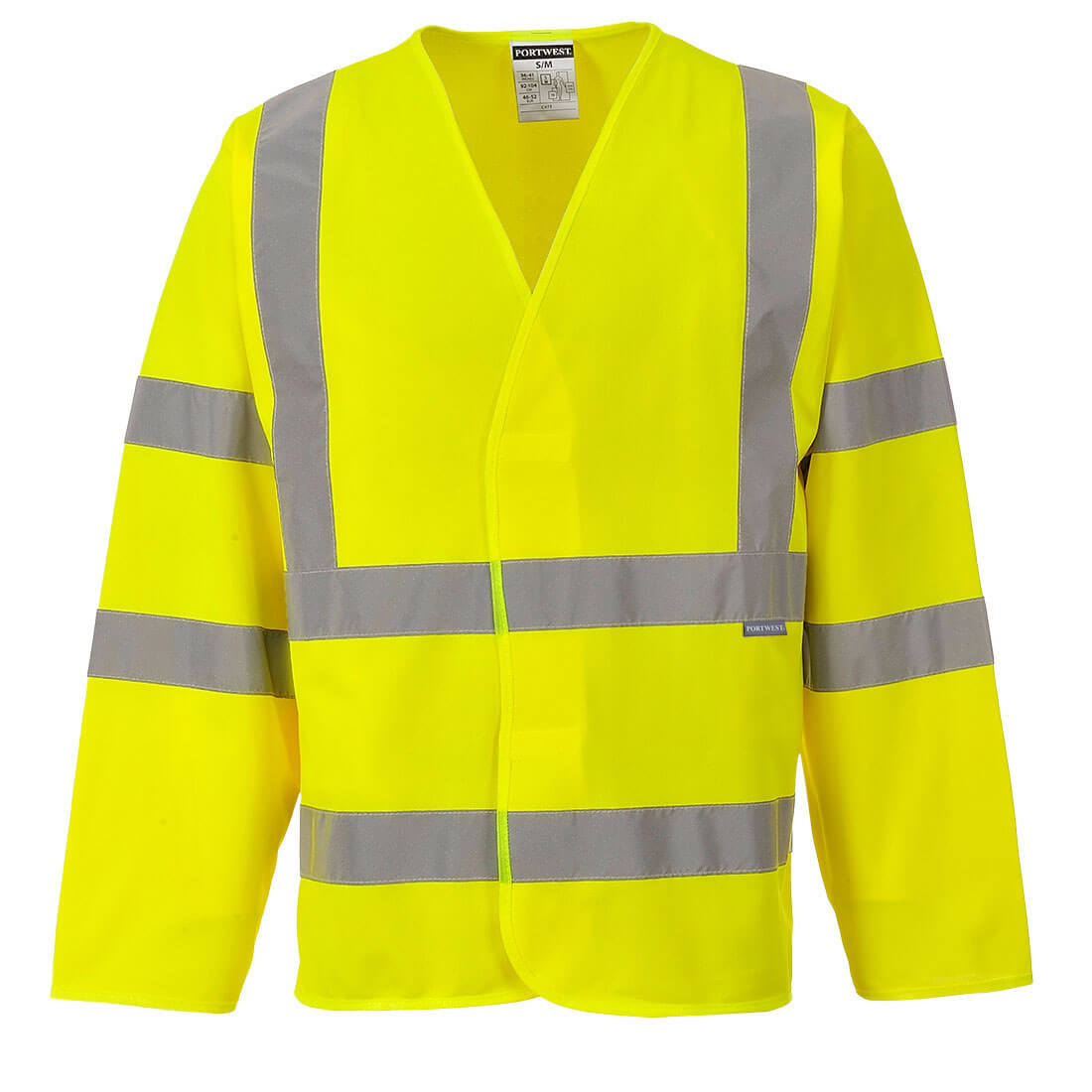 C473YER - Jacket with two bands and Hi-Vis braces