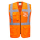 C496ORR - Executive Madrid Mesh Hi-Vis Vest