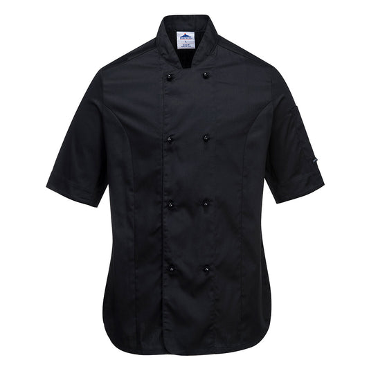 C737BKR - Veste de chef femme Rachel S/S