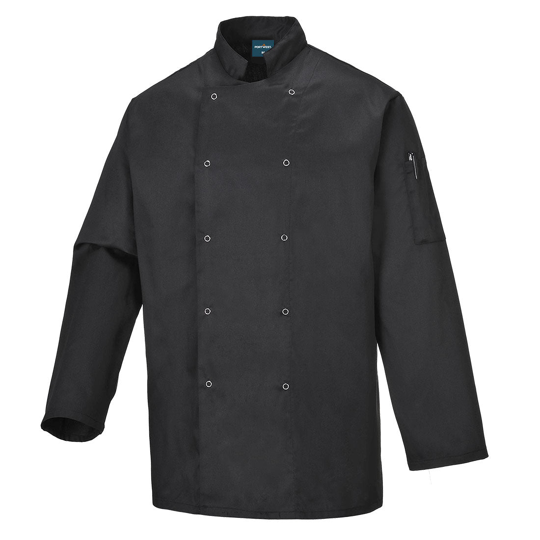 C833BKR - Suffolk jacket with snap buttons L/S