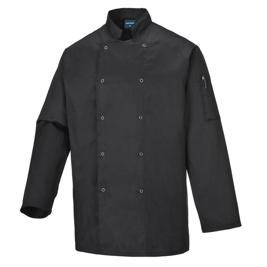 C833BKR - Veste Suffolk à boutons pression L/S