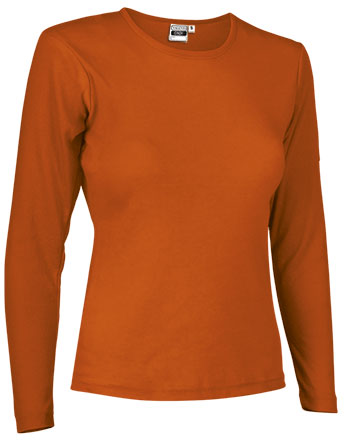 T-shirt da donna manica lunga e girocollo Cindy