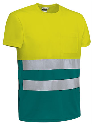 T-shirt bicolore ad alta visibilità Demolition