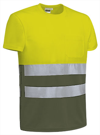 T-shirt bicolore ad alta visibilità Demolition