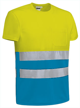 T-shirt bicolore ad alta visibilità Demolition