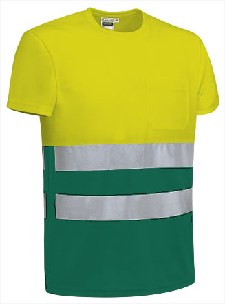 T-shirt bicolore ad alta visibilità Demolition