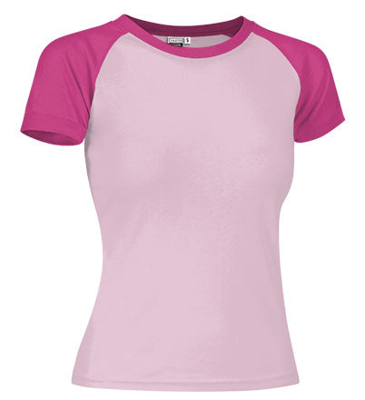 T-shirt da donna manica corta e disegno biclore London