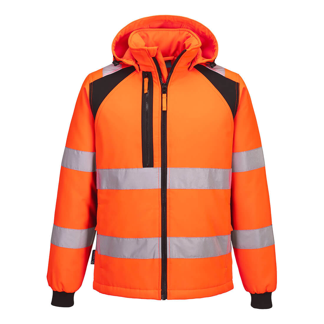 CD809OBR – Gut sichtbare, gepolsterte WX2-Softshell (2L)